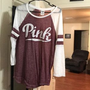 ❌ON HOLD!❌VS PINK BASEBALL TEE